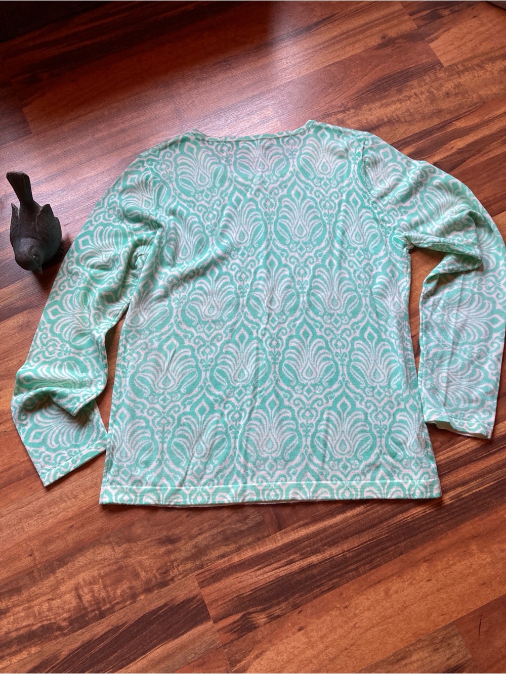 Garnet Hill XL long sleeve merino wool pullover sweater - Picture 4 of 6